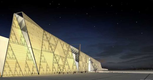 Grand Egyptian Museum Cairo design by heneghan.peng