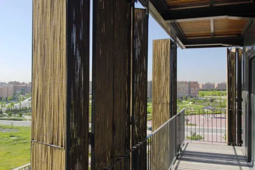 Carabanchel Housing Madrid balcony screen