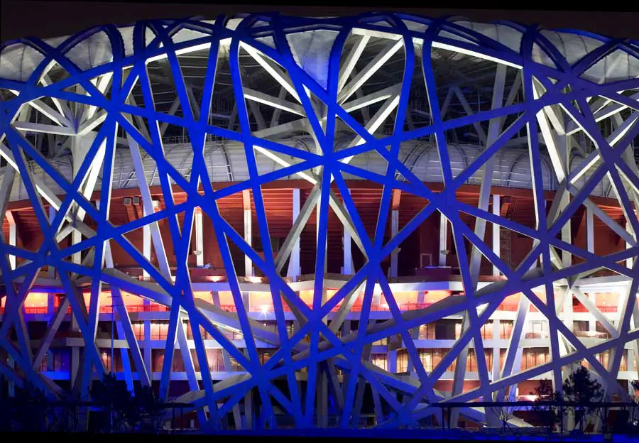 Birds Nest Beijing Chinese National Stadium building