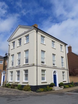 Poundbury Buildings, Dorset, England