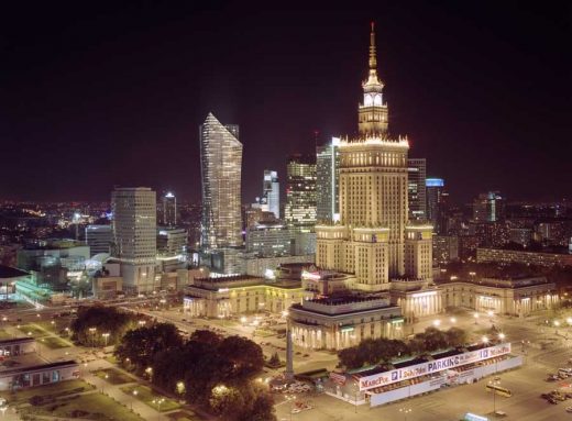 Zlota 44 Warsaw Daniel Libeskind building Poland