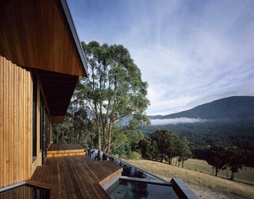 Falvey House Warburton residence view to nature