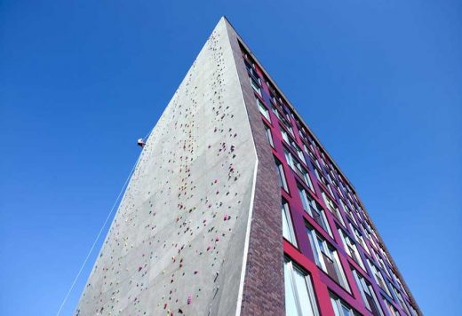 University of Twente Campus climbing wall Holland