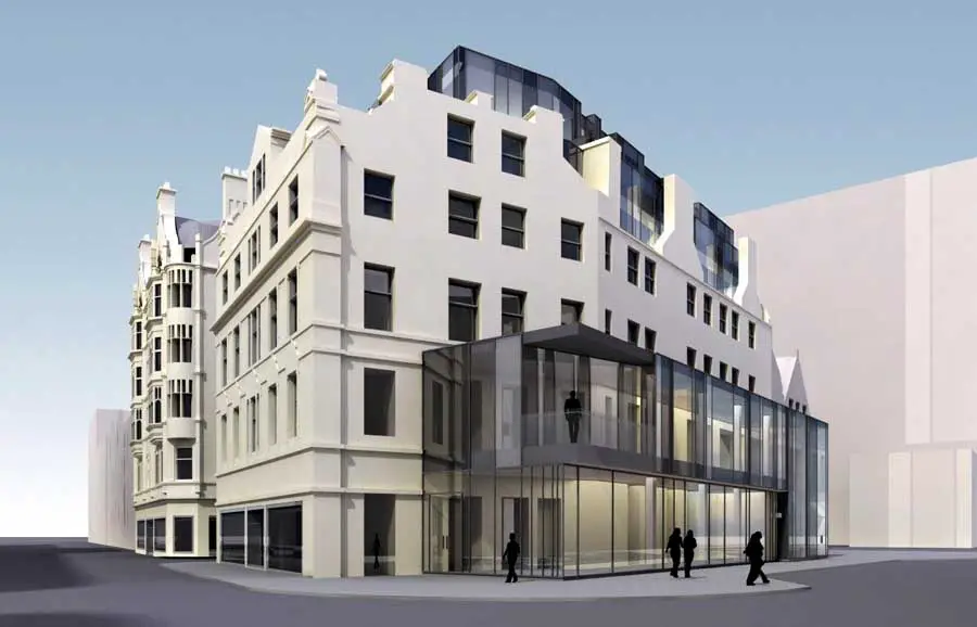 Union Street hotel Aberdeen building design