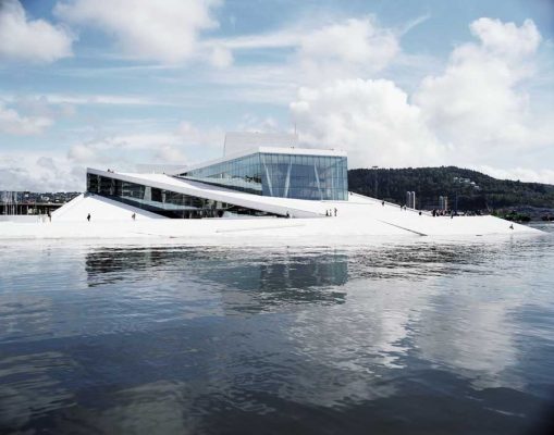 Oslo Opera House building by Snøhetta