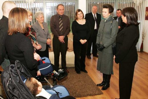 Princess Anne in Ayrshire, Scotland