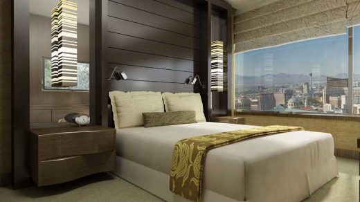 Vdara Hotel Las Vegas bedroom interior Nevada USA