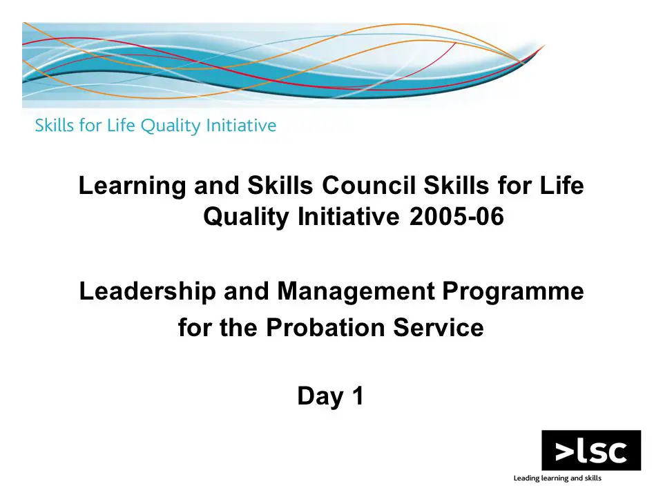 Learning and Skills Council Programme