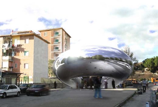 Naples Subway Building design by Amanda Levete Architects