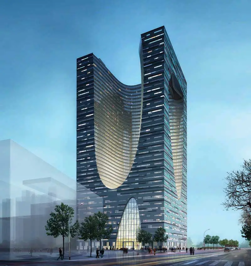 Shidai Tower Harbin, China Building Competition