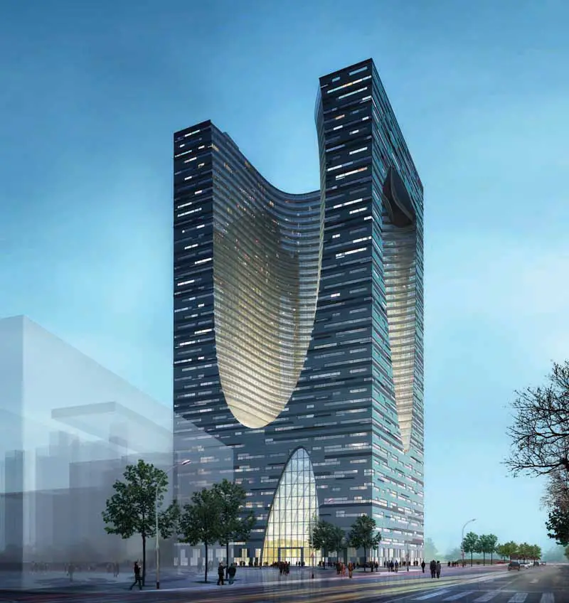 Shidai Tower Harbin, China building competition