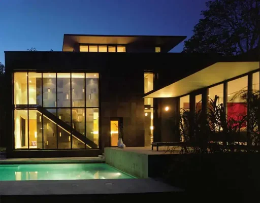 Cascade House Toronto property night pool