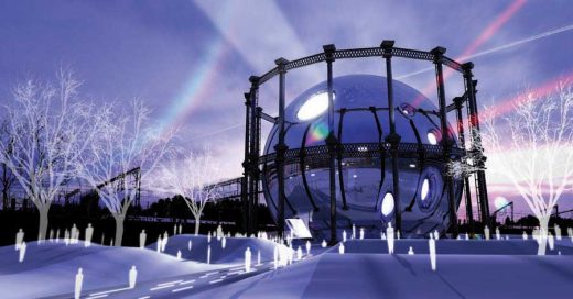 King's Cross Gasholder London by Hakes Associates Architects