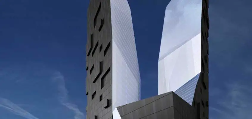 Carbon Pillars Katowice: Silesia Building, Poland