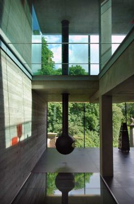 House in Highgate Cemetery wood burner Eldridge Smerin architects