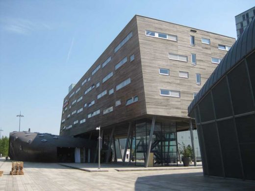 Almere Entertainment Centre - Dutch timber clad building