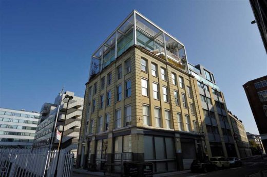 Shoreditch rooftop apartment London Clere Street property