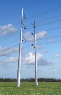 Dutch high voltage pylons design Netherlands