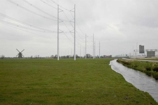 Nieuwe hoogspanningsmasten voor Nederland