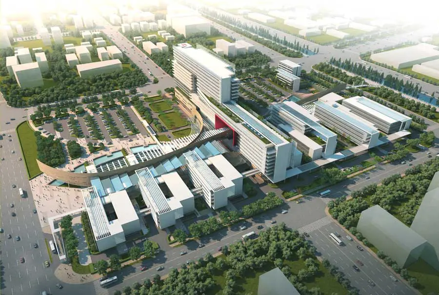 First People's Hospital China: Foshan building