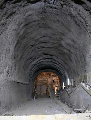 Monte St Angelo Subway Naples construction excavation