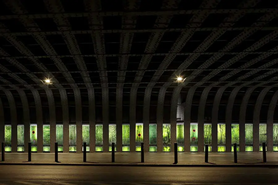 Light Installation Neuköllner Tor, Berlin