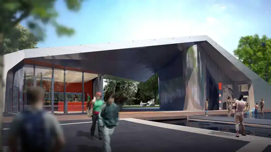 Sherbourne Park Pavilion: Waterfront Toronto building