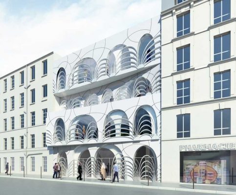 Institute for Islamic Culture, rue Doudeauville, IIC Paris building design