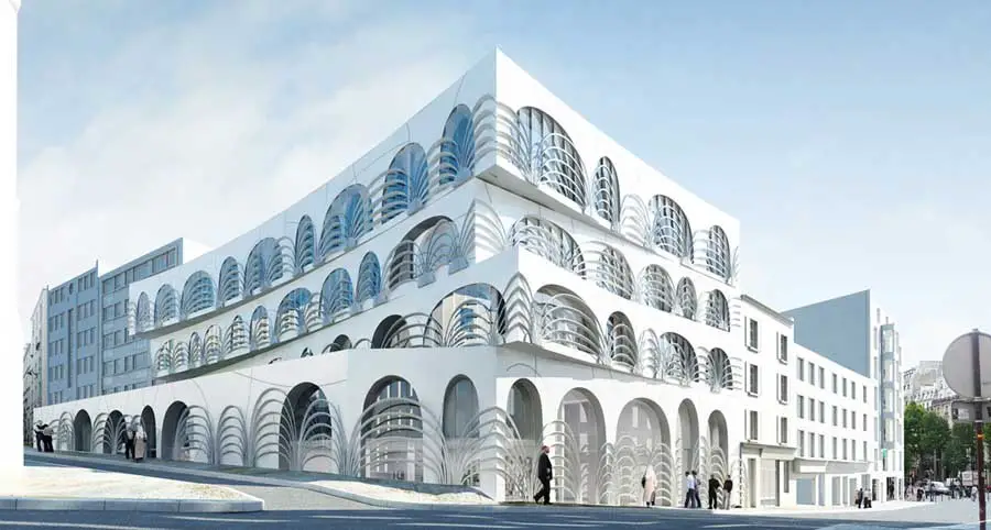 Institute for Islamic Culture Paris building design