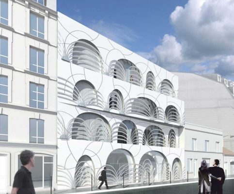 Institute for Islamic Culture Paris building design