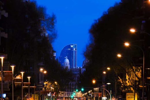 W Barcelona Hotel building by Ricardo Bofill