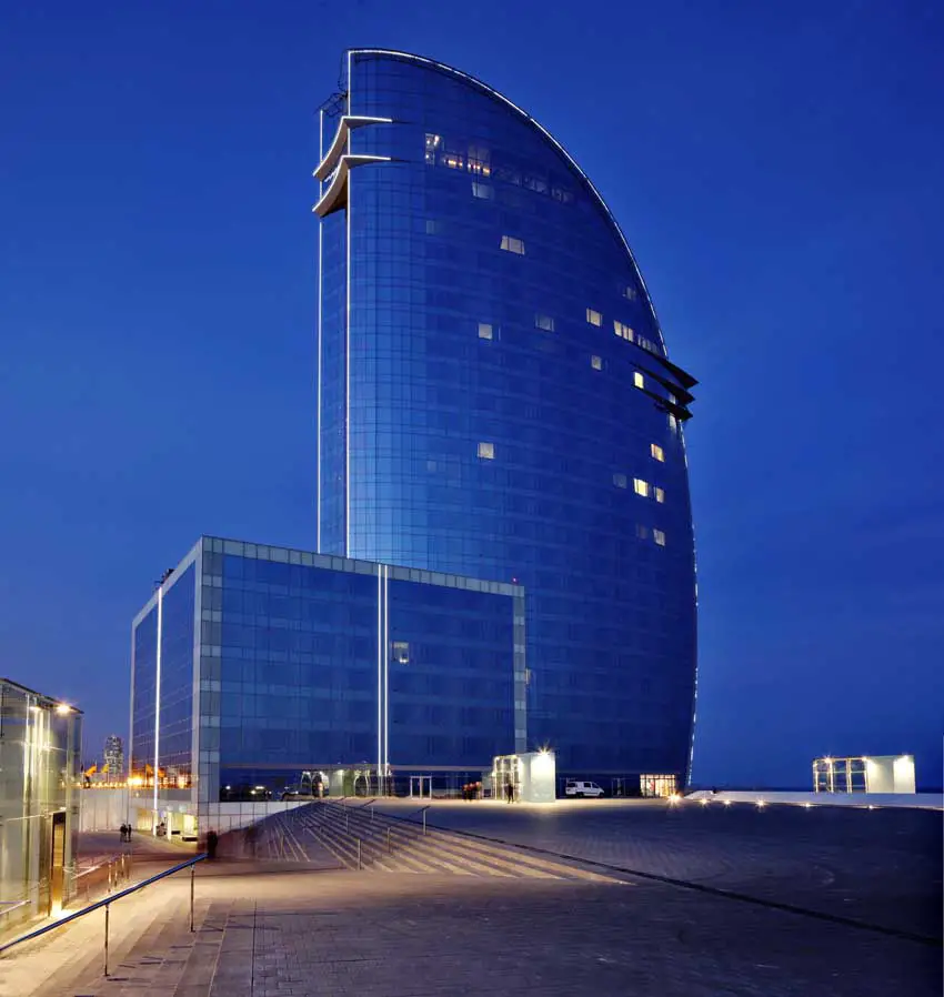 W Barcelona Hotel building design by Ricardo Bofill Architect