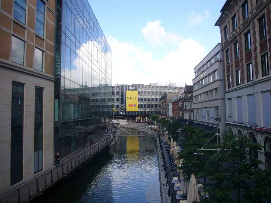 Aarhus Aa under St Clemens Torv