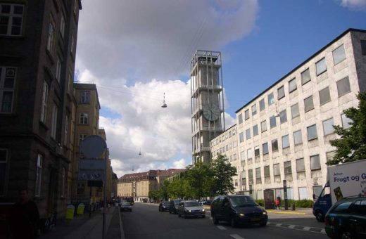 Aarhus Town Hall building by Arne Jacobsen architect