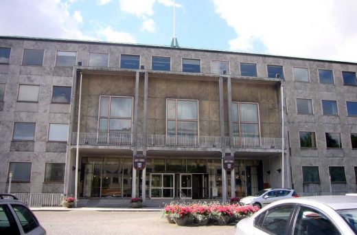 Aarhus Town Hall by Arne Jacobsen architect