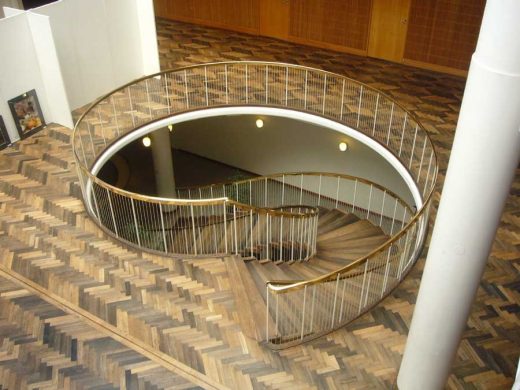 Aarhus Town Hall interior stairs