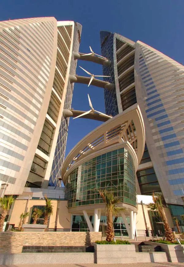 Bahrain World Trade Center building in Manama