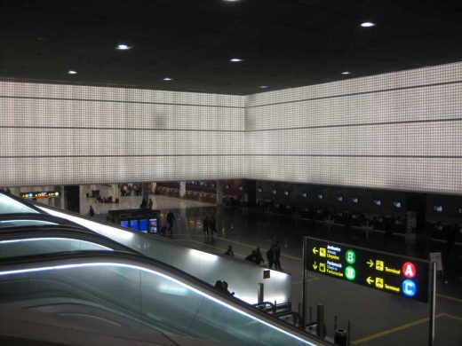 Barcelona Airport Building interior design