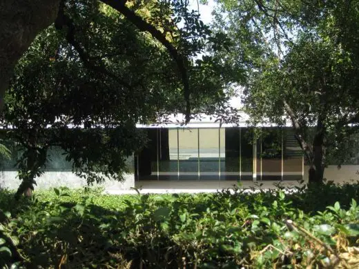 Barcelona Pavilion Mies van der Rohe building landscape - How Buildings Are Designed to Be Fire Resistant