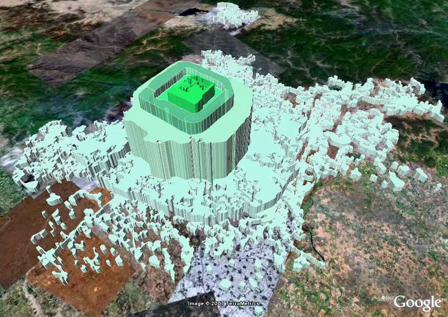 Beijing Density Map, China