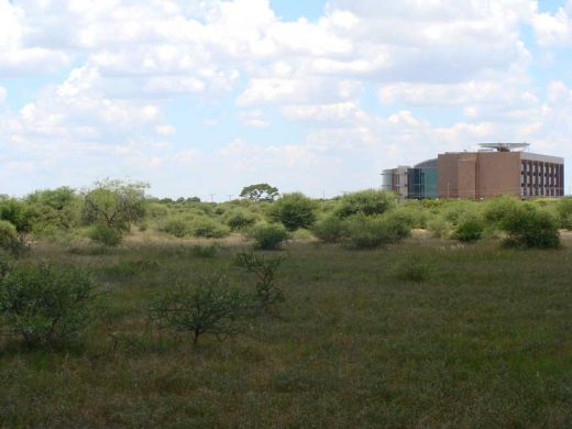 Botswana Innovation Hub Africa building landscape