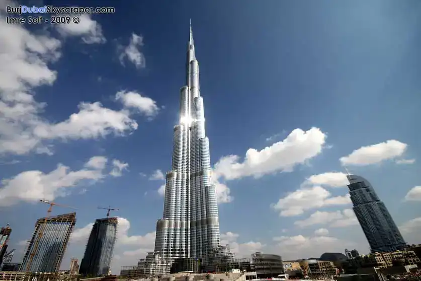 Burj Khalifa Dubai tower building