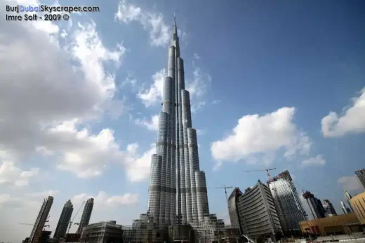 Burj Khalifa Dubai skyscraper building