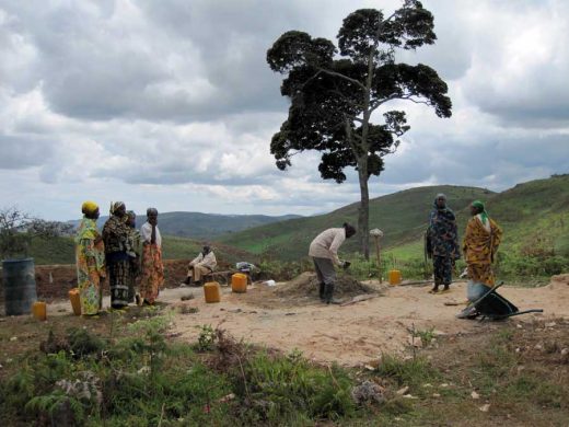 Democratic Republic of Congo Schools, DRC Buildings site hill
