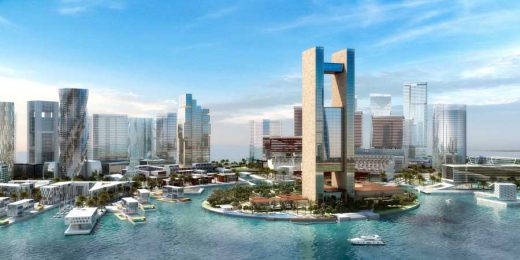 Four Seasons Hotel Bahrain Bay waterfront tower