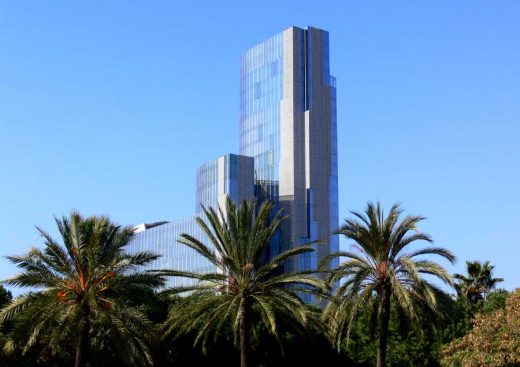 Gas Natural Tower Barcelona building by Enric Miralles