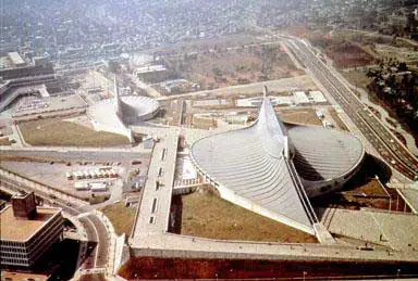 National Gymnasiums for Tokyo Olympics design by Kenzo Tange Architect