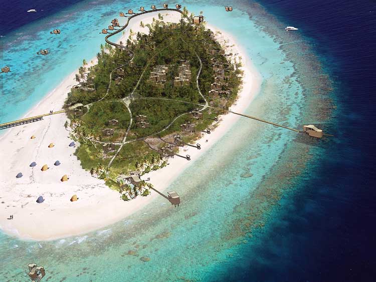 Maldives Resort Design, Indian Ocean Building