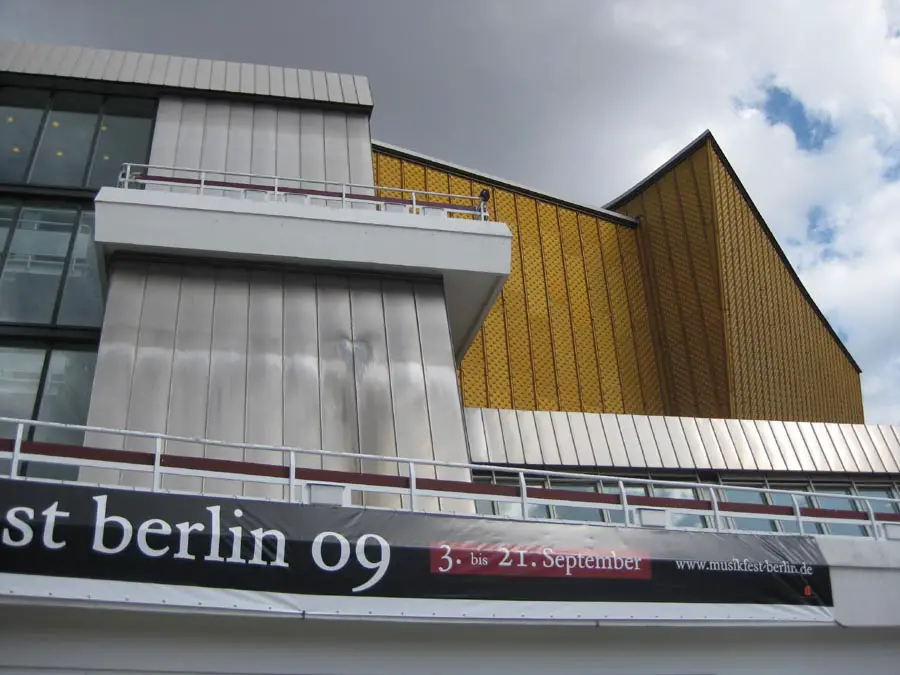 Philharmonie building Berlin Kulturforum