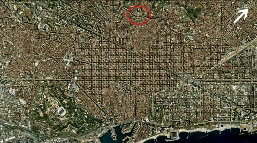 Plaza Lesseps Barcelona urban renewal